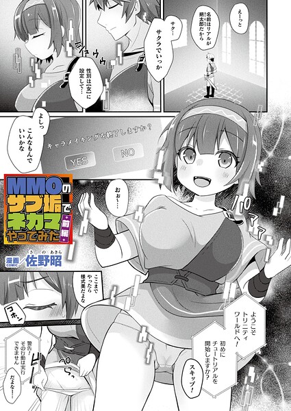 MMOのサブ垢でネカマやってみた（単話） 封面