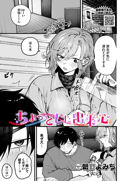 ちょっとした出来心（単話） 封面