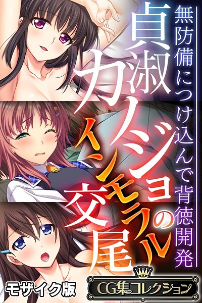 貞淑カノジョのインモラル交尾 〜無防備につけ込んで背徳開発〜【CG集コレクション】 モザイク版 封面