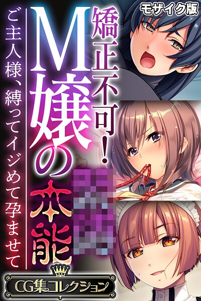 矯正不可！M嬢の●●本能 〜ご主人様、縛ってイジめて孕ませて〜【CG集コレクション】 モザイク版 封面