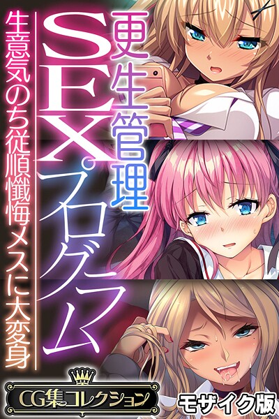 更生管理SEXプログラム 〜生意気のち従順懺悔メスに大変身〜【CG集コレクション】 モザイク版 封面