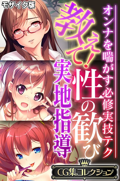 教えて！性の歓び実地指導 〜オンナを喘がす必修実技テク〜【CG集コレクション】 モザイク版 封面